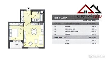 Pronájem, Byt, 2+kk/sklep/lodžie/parkovací stání, ul. Důlní, - 2