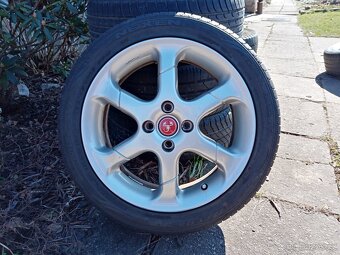 Obutá alu kola ABARTH 16ky 4x98 pneu 90% FIAT ALFA LANCIA - 2