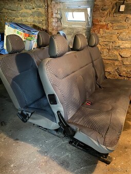 Renault trafic sedačky - 2
