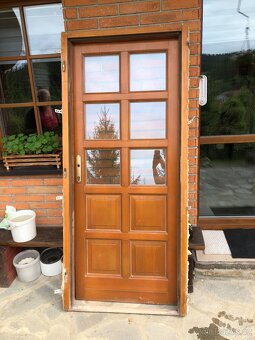Prodam euro dveře ram V 193cm š 90cm za 2000kč - 2