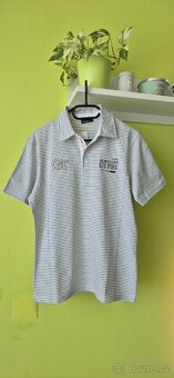 Proužkované polo tričko - 2
