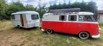 Volkswagen T1 Němka obytná rok 1964.s spz plus eriba triton - 2