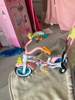 Babyborn sbírka 2x panenka a butik, kolo atd - 2