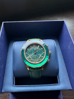 SWAROVSKI hodinky zelené - 2
