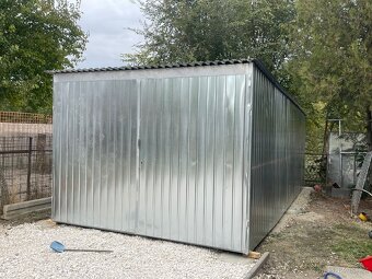 Plechová garáž 3x5 m - 2