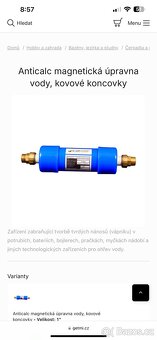 Anticalc fyzikální úprava vody - 2