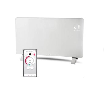 Teplovzdušný konvektor Wifi Sencor SCF 4740 WH v záruce - 2