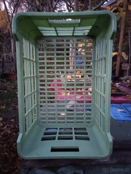 Plastové přepravky zelené 600x400x320mm - 2