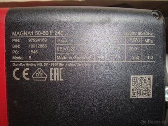 čerpadlo Grundfos Magna1 50-60F 240 - 2