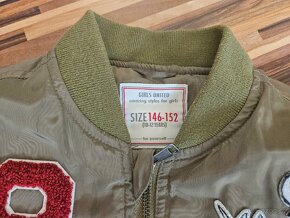 Dívčí přechodová bunda, vel. 146/152 - 2
