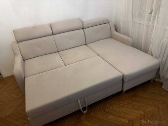 Sedací souprava MARBELLA - pravá, krémová - 2