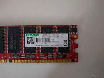 Paměť KINGMAX 1GB DDR-400 - 2