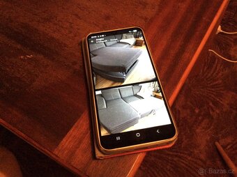 Šedá rohová rozkládací sedačka - 2