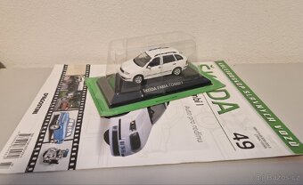 Modely ŠKODA 1:43 - Abrex a Deagostini, Norev - 2
