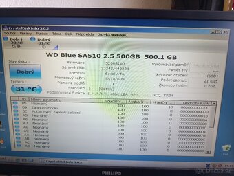 SSD 500gb zánovní - 2