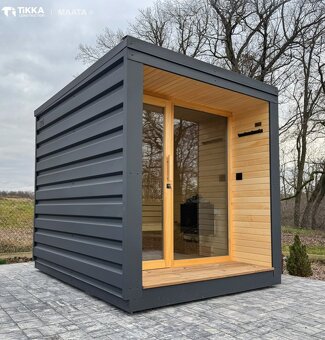 [DOSTUPNÉ] Zahradní sauna TIKKA model MAATA (bestseller) - 2