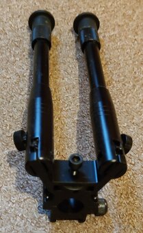 Bipod Opěrná dvojnožka teleskopická na hlaveň i weawer 22mm - 2