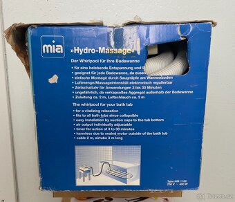 Hydromasážní lehátko do vany - 2