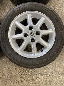 Sada Alu kol s letními pneu R14 VW - 2