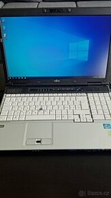 Notebook Fujitsu - SUPER stav, rychlý, origo WIN + MS Office - 2