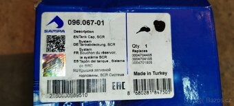 Víčko AD Blue nové +2x klíč - 2