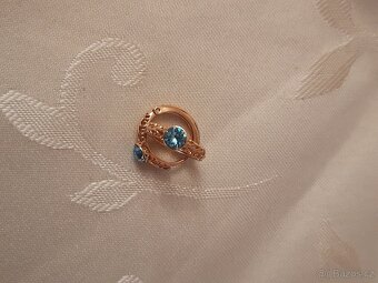 Luxusní pozlacené náušnice - 2