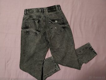 Dívčí riflové kraťase vel. 164, 170, dámské S - 2