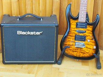 Kytarový set  Ibanez GRX 70 QA - SB + kombo Blackstar HT-5 - 2