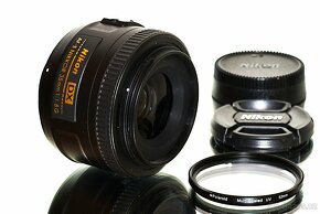 Nikon AF-S Nikkor 35mm 1:1,8 G + UV filtr TOP STAV - 2