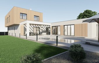 Exkluzívny 6 izb. rozostavaná moderná vila v Gbeloch - 2