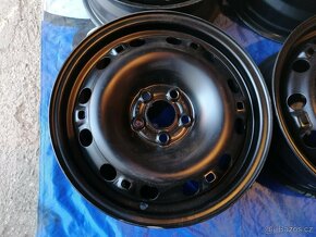 Plechové/Ocelové disky 15" 5X100 J6.0 ET38 Škoda VW Seat - 2