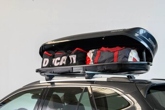 Střešní box Menabo Mania 320 Black - objem 320l - 2