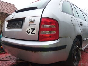 Páté dveře škoda fabia combi 1, kapota - 2