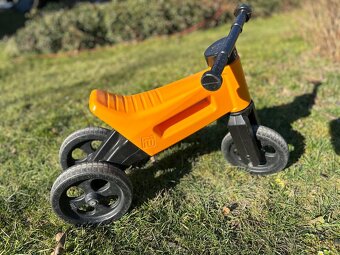 Odrážedlo FUNNY WHEELS 2v1 oranžové (stav viz foto) - 2