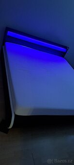 200x180 - Čalouněná postel Bilbao s led osvětlením - 2