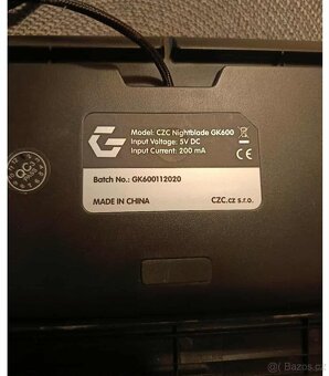 klávesnice je CZC Gaming Nightblade GK600 - 2