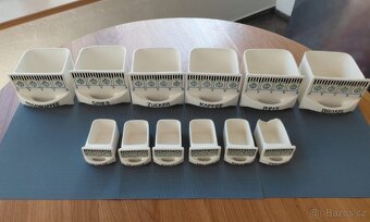 keramické šuplíkové kořenky URBACH FRÉRES - 2