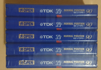 Nové nerozbalené audio MG kazety TDK - 2