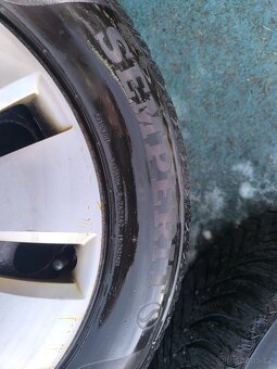 Zimní kola16" Semperit,205/60 r16, Audi, Škoda,VW, - 2