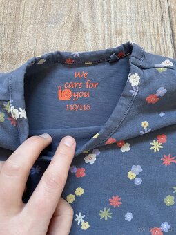 Dívčí triko Tchibo 110/116 dlouhý rukáv - 2