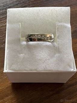 Zlatý prsten, bílé zlato - 2