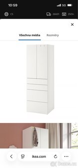 Zánovní dětská IKEA skříň - 2