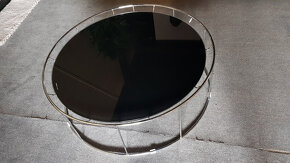 Kulatý stůl 100cm, sklo 90cm/1cm - 2