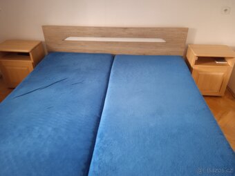 Manželka postel s rošty i matracemi - 2