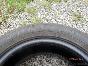 1xLetní guma DUNLOP SP SPORT 01A 195/55 R15 1x6MM - 2