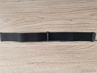 FIXED Nylon Strap Universal se šířkou 20mm reflexně černý - 2