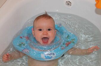 Baby Ring kruh pro koupání dětí od 0 do 36 měsíců MODRÝ - 2