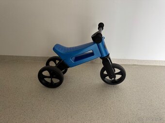 Odrážedlo FUNNY WHEELS Rider SuperSport 2v1 modré tmavé - 2