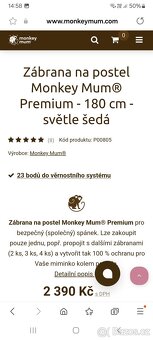 Zábrany na postel Monkey Mum - 2