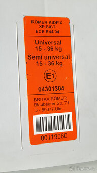 Dětská autosedačka Britax/Römer 15-36kg - 2